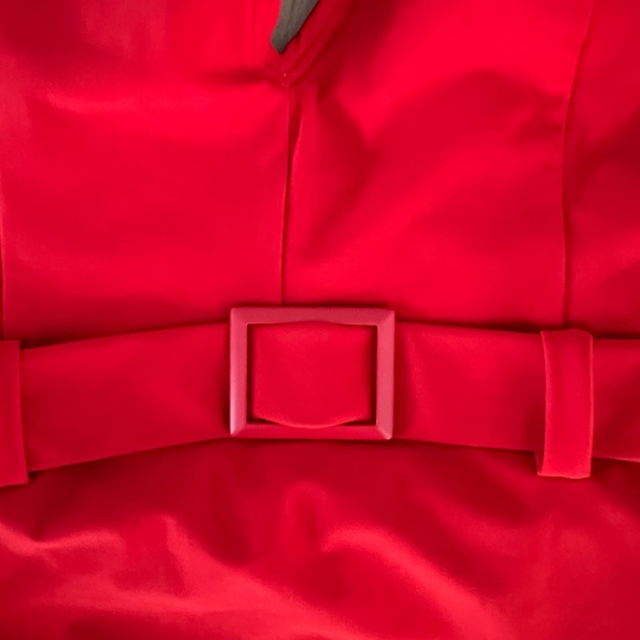 Skinny Dippers Jelly Beans Cinched Waist One-Piece Swimsuit. Red, size medium - Picture 8 of 14